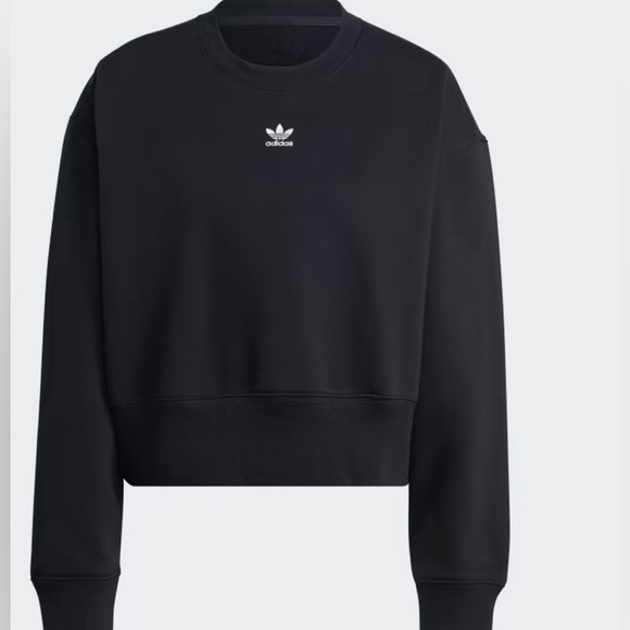 Adidas Adicolor ESSENTIALS CREW SWEATSHIRT Black Size XS - Picture 11 of 12